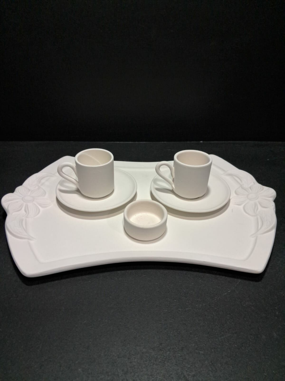 36 cm Çiçekli Tepsi